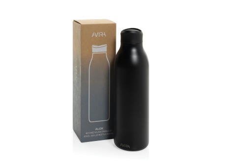 Avira Alok 360 Klick-Wasserflasche aus RCS rec. Stahl, 600ml Werbeartikel