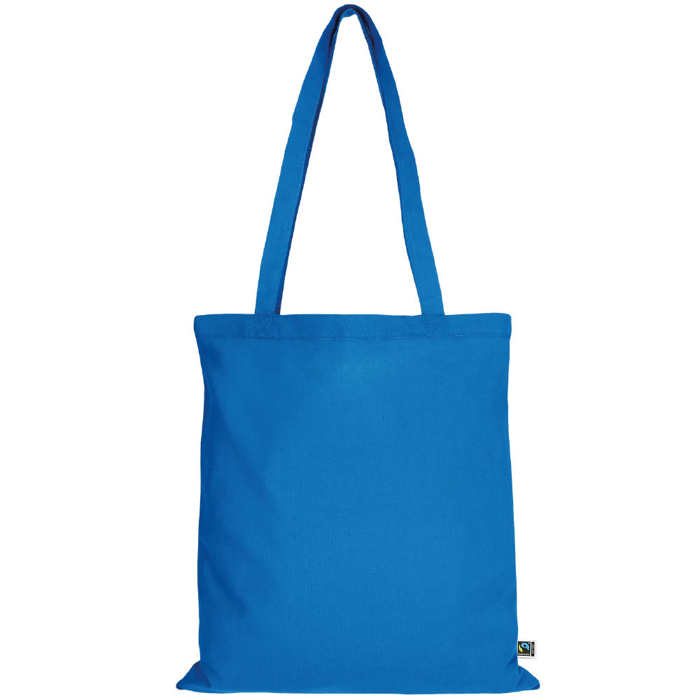 T15011-TEXXILLA Tasche aus Fairtrade-zertifizierter Baumwolle mit zwei langen Henkeln, ca. 140 g/m², ca. 38 x 42 cm Werbeartikel