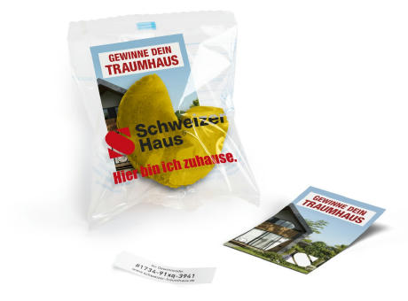 6 g - Gelb - Standard-Folie transparent - 4c Euroskala