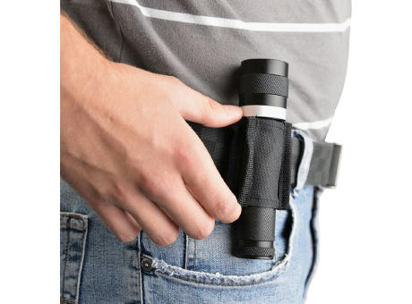 LED Leuchte "Security 3W schwarz/blau" Werbeartikel