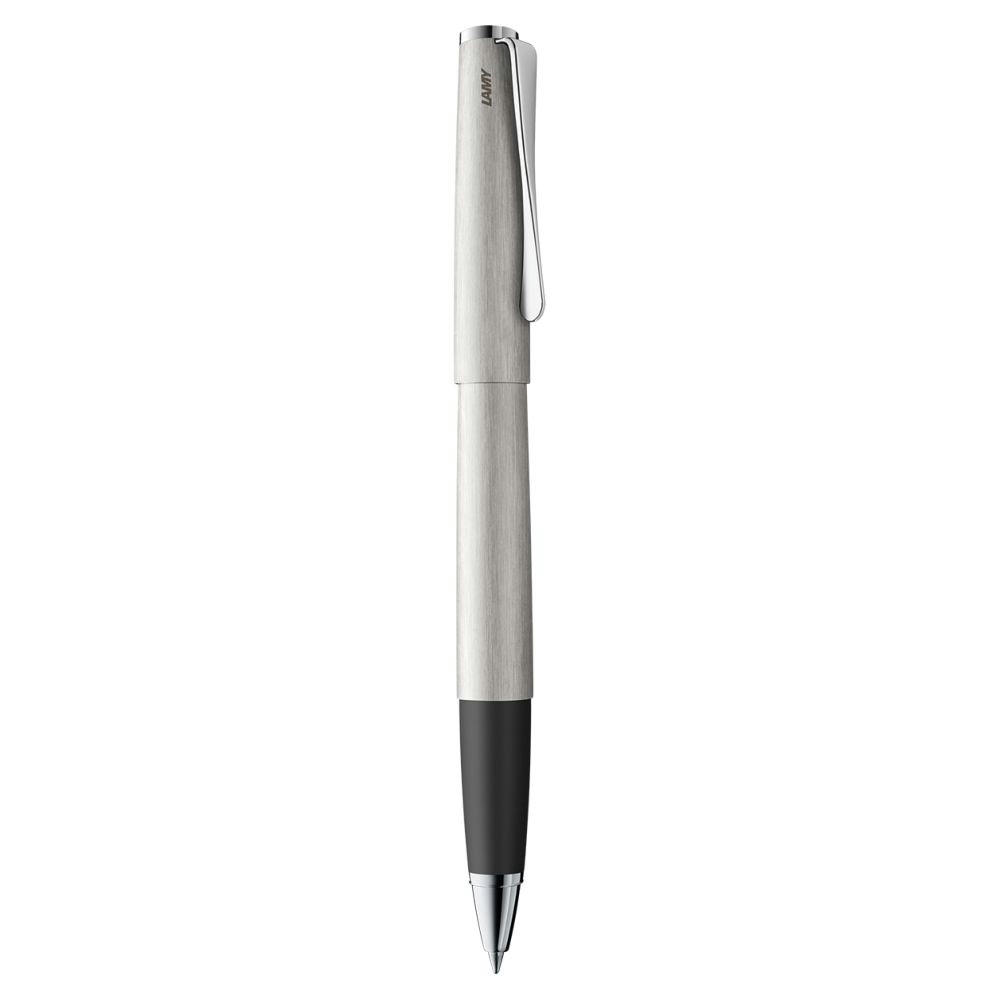 Product image Tintenroller LAMY studio brushed M-schwarz Werbeartikel