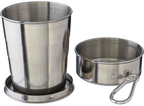 Edelstahl-Faltbecher Annette Werbeartikel