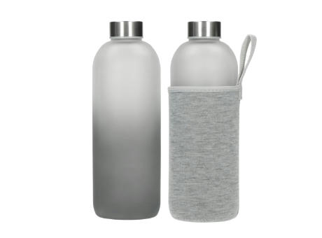 Product image Glasflasche mit Hülle "Iced" 1,0 l bedrucken
