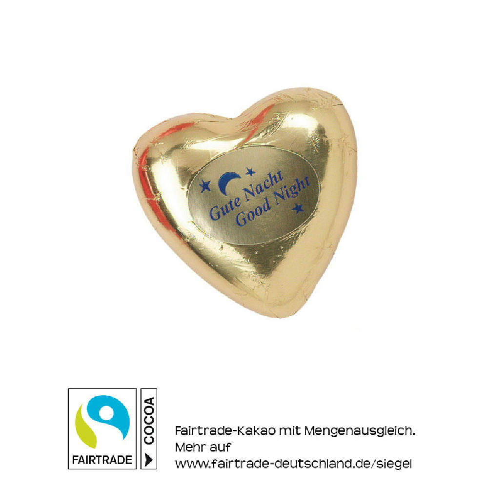 Product image Choco Herz "Gute Nacht" Werbeartikel