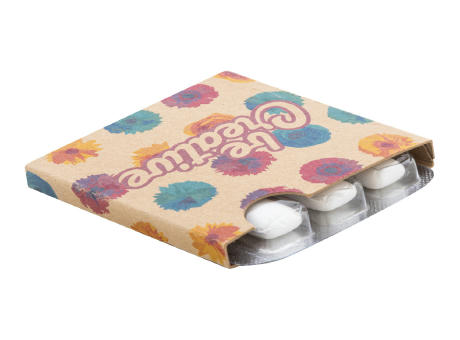 Product image Individuell bedruckbarer Kaugummiblister CreaChew 6 Eco Werbeartikel