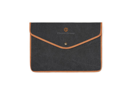 VINGA Bosler 14" Laptop-Tasche aus GRS recyceltem Canvas bedrucken