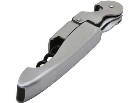 Kellnermesser 'Allegro', Doppelhebel, Edelstahl Werbeartikel