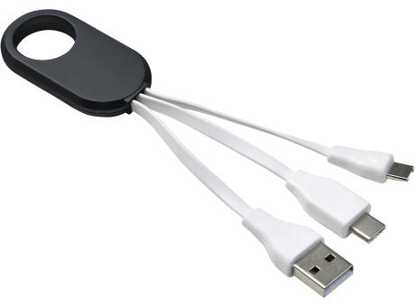 Ladekabelset aus Kunststoff Pilar bedrucken