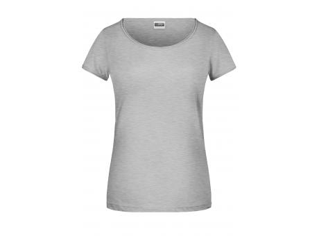 Ladies'-T - T-Shirt mit trendigem Rollsaum bedrucken