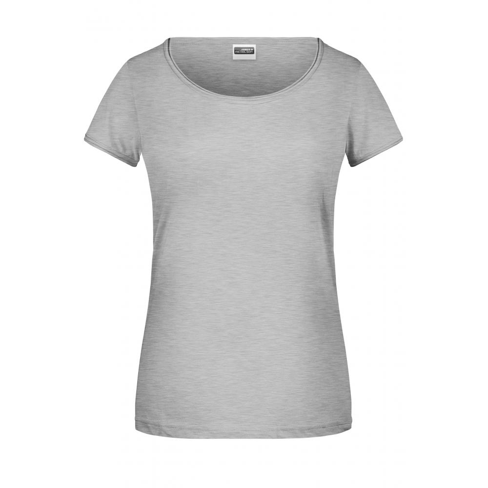 Product image Ladies'-T - T-Shirt mit trendigem Rollsaum Werbeartikel
