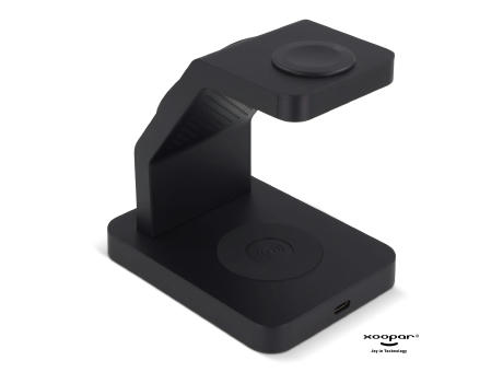 2708 | Xoopar Icon 3 in 1 Magnetic Wireless charger Werbeartikel