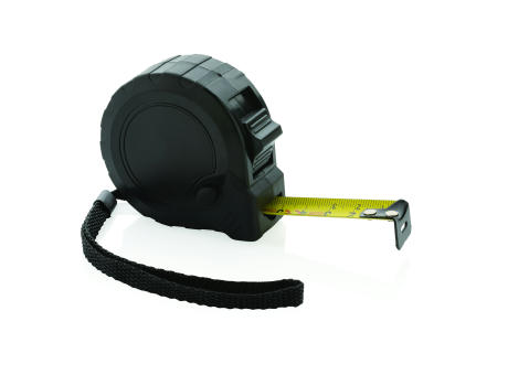 5m/19mm Maßband mit Stop-Taste aus RCS recycelt. Kunststoff bedrucken