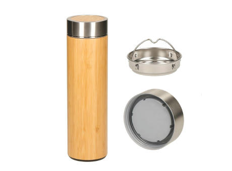 Product image Vakuum Flasche "Bambus", large Werbeartikel