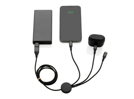 Terra 120cm 6-in-1-Kabel aus RCS recyceltem Aluminium Werbeartikel