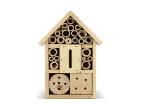 Insektenhotel aus FSC-Holz Werbeartikel