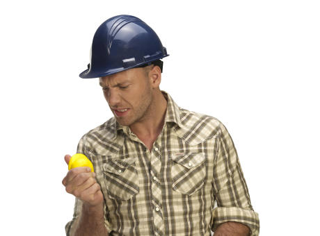 Anti-Stress Bauhelm aus PU Schaum Philip Werbeartikel