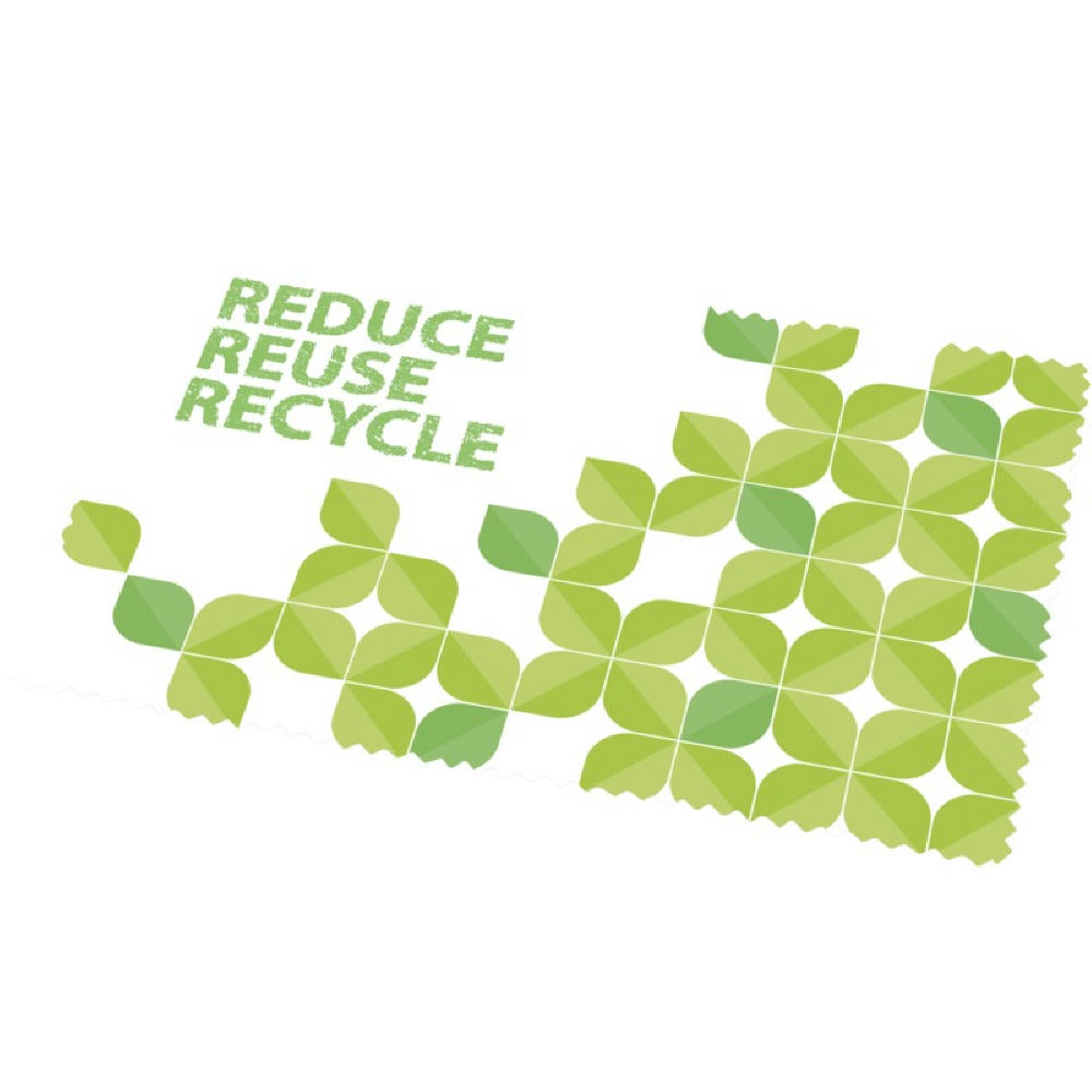 Product image Caro kleines Reinigungstuch aus recyceltem PET Kunststoff Werbeartikel