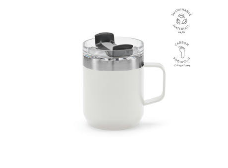 Product image Shinano Tasse recy.Edelstahl, 440 ml. Doppelwandig mit drehbarem Deckel bedrucken
