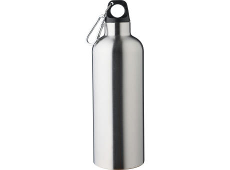 Doppelwandige Flasche aus recyceltem Edelstahl (500 ml) Lysandra Werbeartikel