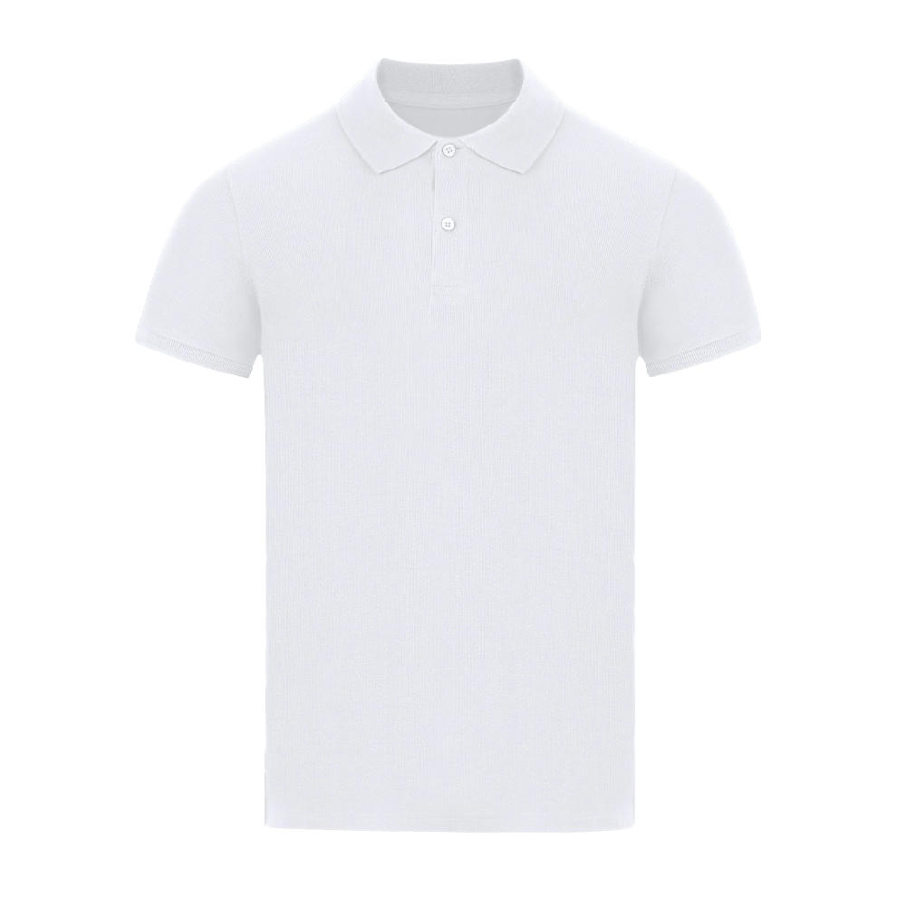Kinder Weiß Polo-Shirt Charles Werbeartikel