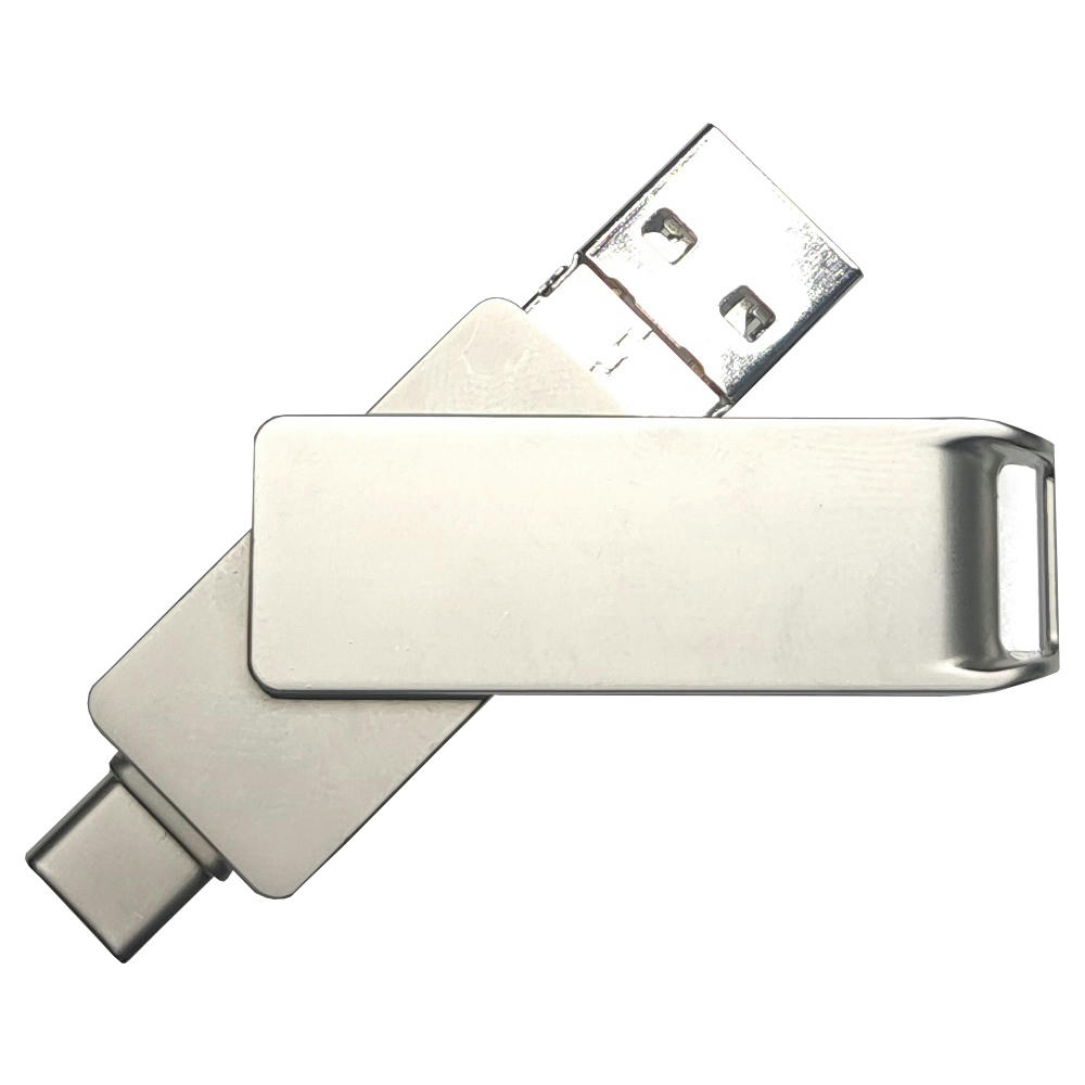 Product image USB-Stick 4in1 OTG 03 USB 3.0 Flash Disk 8 GB Silber Werbeartikel