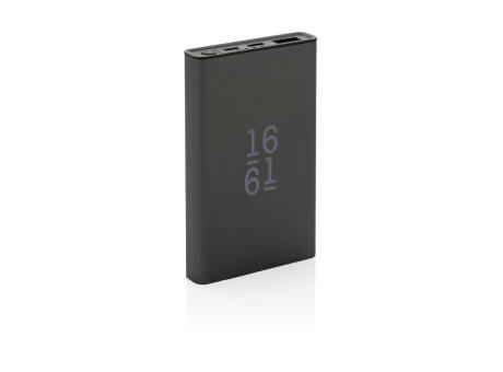 Terra 5.000 mAhPowerbank aus RCS recyceltem Aluminium bedrucken