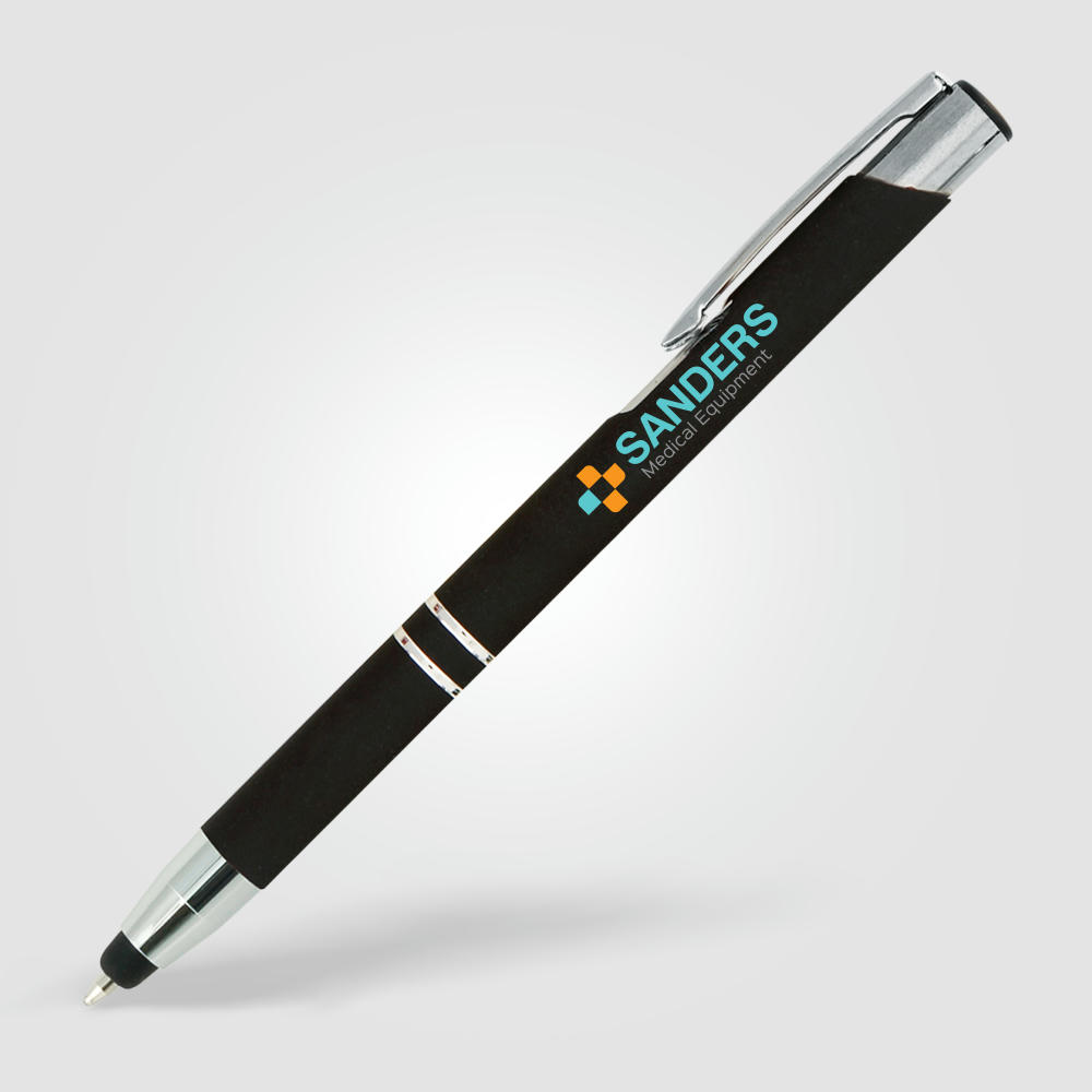 Crosby Metall Kugelschreiber - m/ Stylus unten Werbeartikel