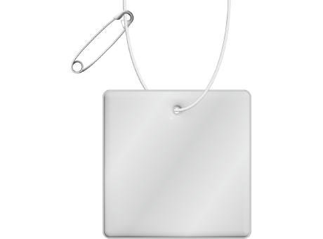 Product image RFX™ H-16 quadratischer, leichter, reflektierender PVC-Anhänger Werbeartikel