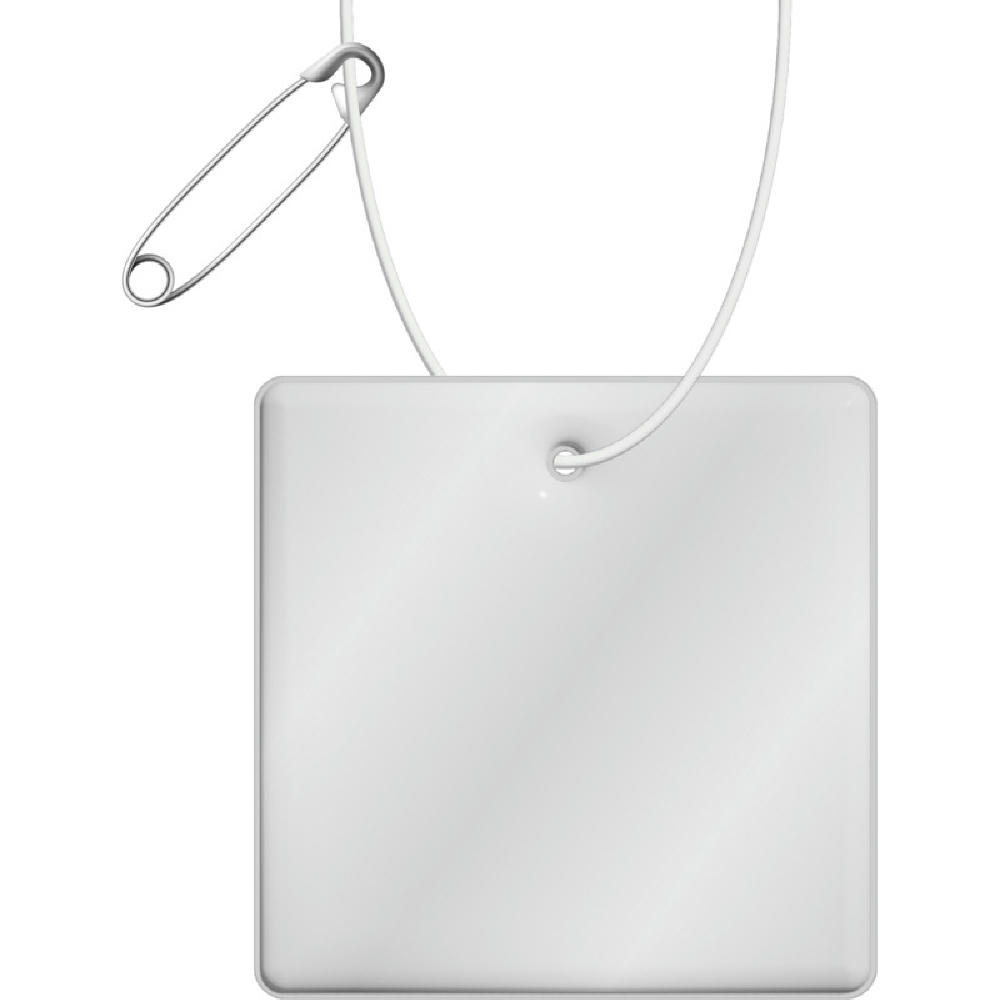 Product image RFX™ H-16 quadratischer, leichter, reflektierender PVC-Anhänger Werbeartikel