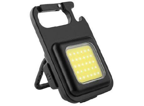 Product image Metmaxx® LED MegaBeam Lampe "MiniSquareLightReCharge" schwarz bedrucken