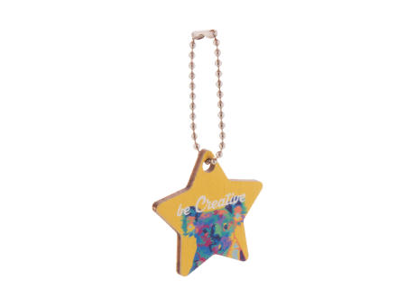 Schlüsselanhänger in Sonderform CreaFob Wood bedrucken