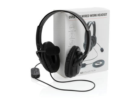 Over-Ear Headset mit Kabel Werbeartikel