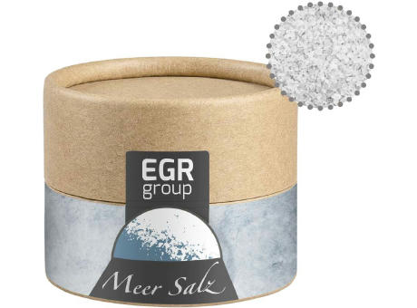 Product image Meersalz, ca. 75g, Kraftpapierdose Mini Werbeartikel