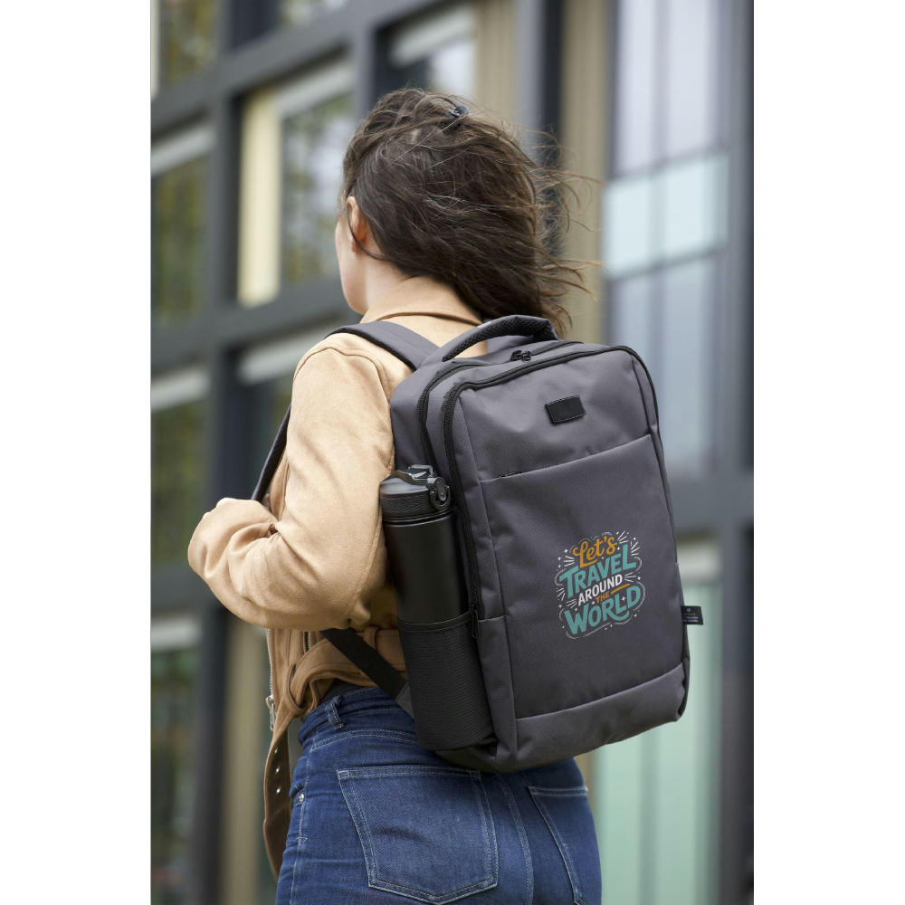 Urban Traveler GRS RPET Backpack Werbeartikel