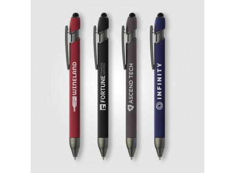 Prince Gunmetal Kugelschreiber - m/Stylus bedrucken