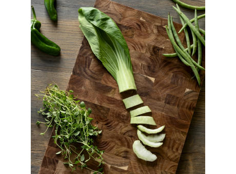 Orrefors Jernverk Akazienholz-Schneidebrett Werbeartikel