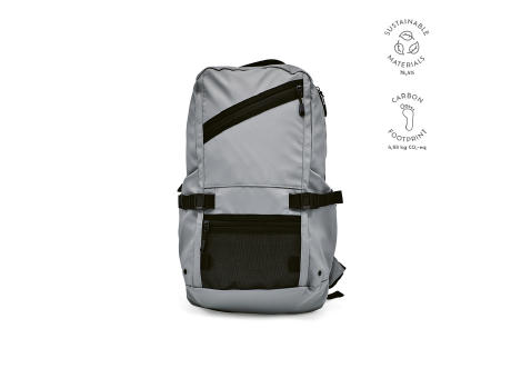 Rivin 18L Rucksack aus rPET. Reflektive Tasche. Laptops bis 17" bedrucken
