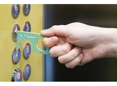 Hygiene-Schlüssel NoTouch Creative bedrucken