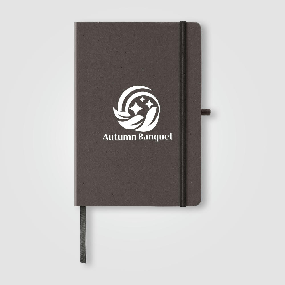 Terra Notizbuch mit festem Einband aus recyceltem Milchkarton - A5 Werbeartikel