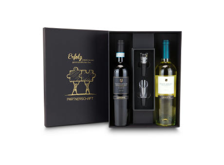 Geschenkset / Präsenteset: Wein-Partnerschaft Werbeartikel