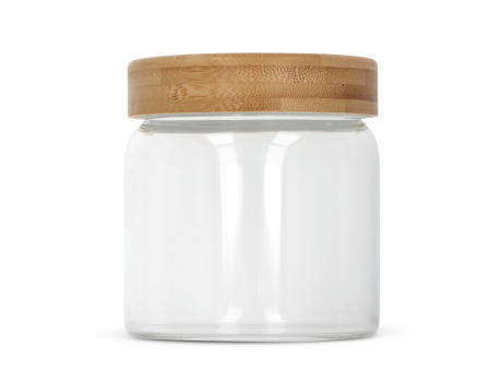 Kanister Glas &amp; Bambus 600ml Werbeartikel