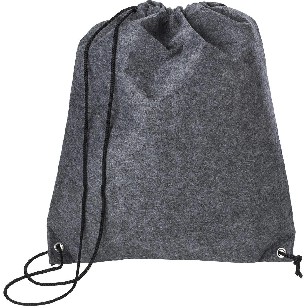 rPET-Filz-Rucksack mit Kordelzug Maya Werbeartikel