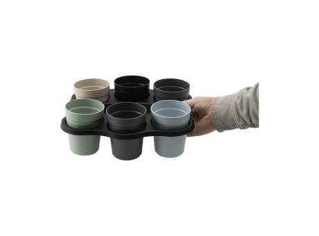 Circulcup Coffee Cup Tray 6-hole Ø 8 cm Werbeartikel