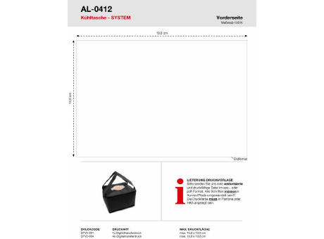 Kühltasche System, kompatibel mit Kofferraumbox/-tasche Werbeartikel