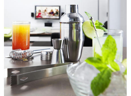Cocktailshaker-Set aus Edelstahl Natalina Werbeartikel