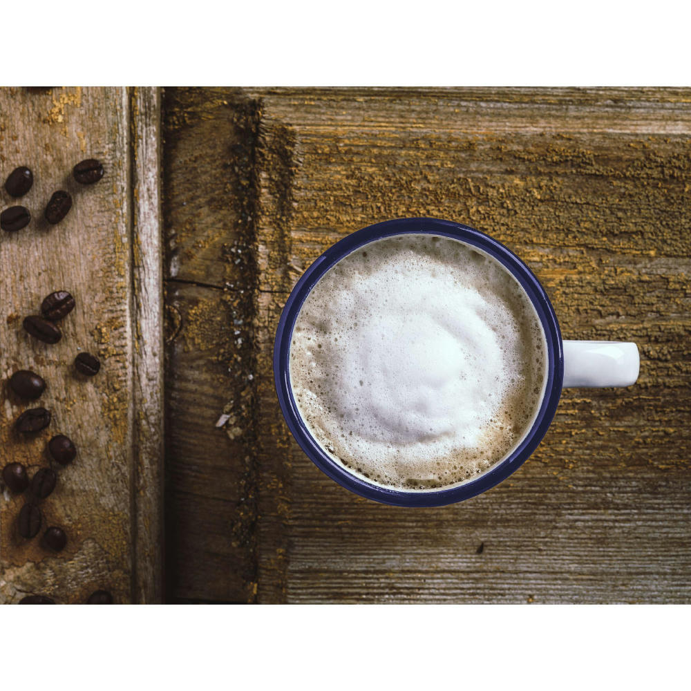 Retro Emaille Tasse 350 ml Werbeartikel