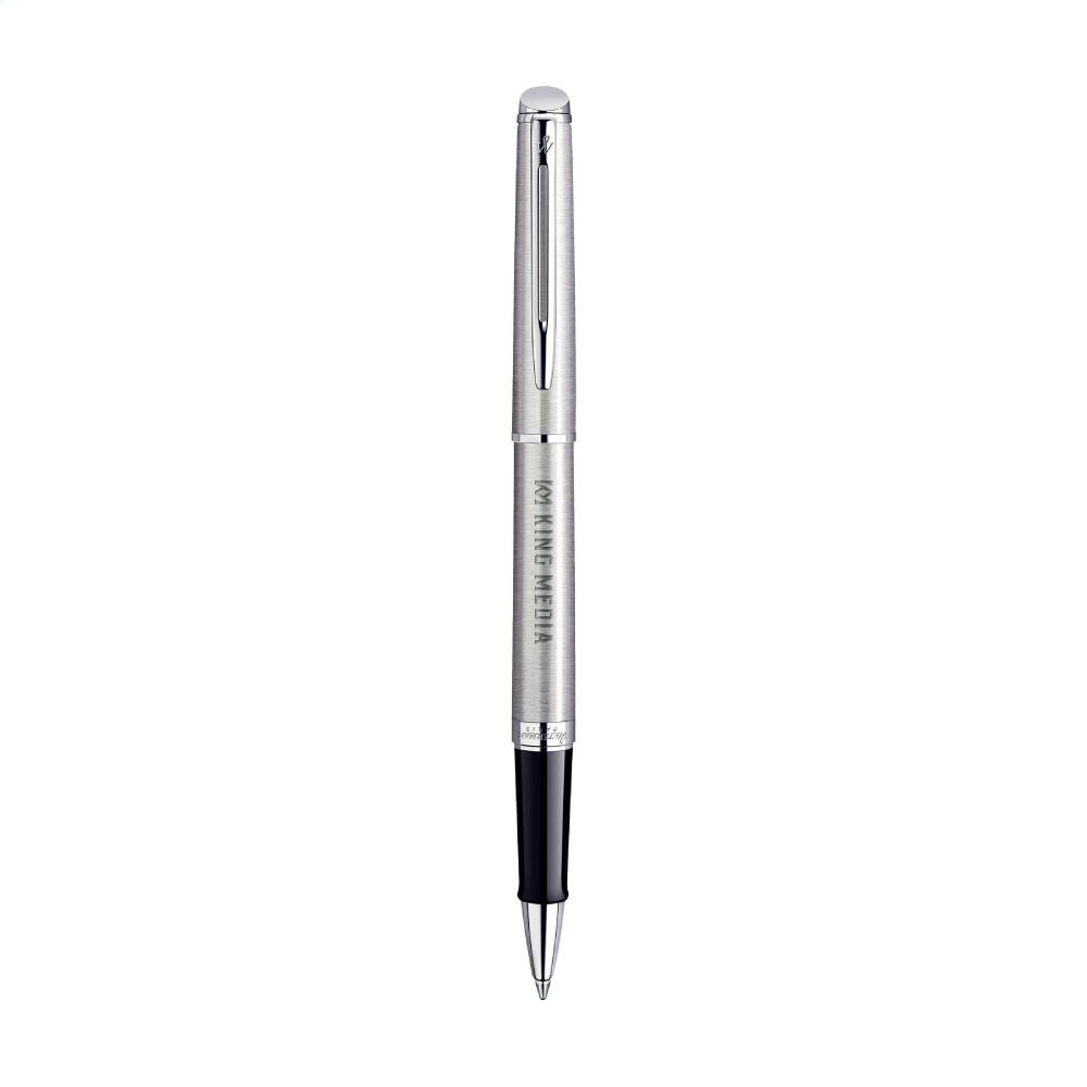 Waterman Hémisphère Rollerball Silber - schwarze Mine Werbeartikel