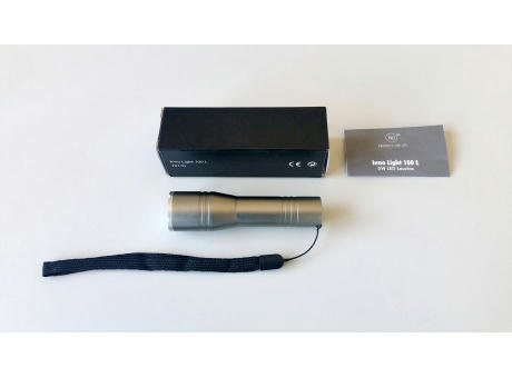 LED Leuchte "Inno Light 100 L silber" Werbeartikel