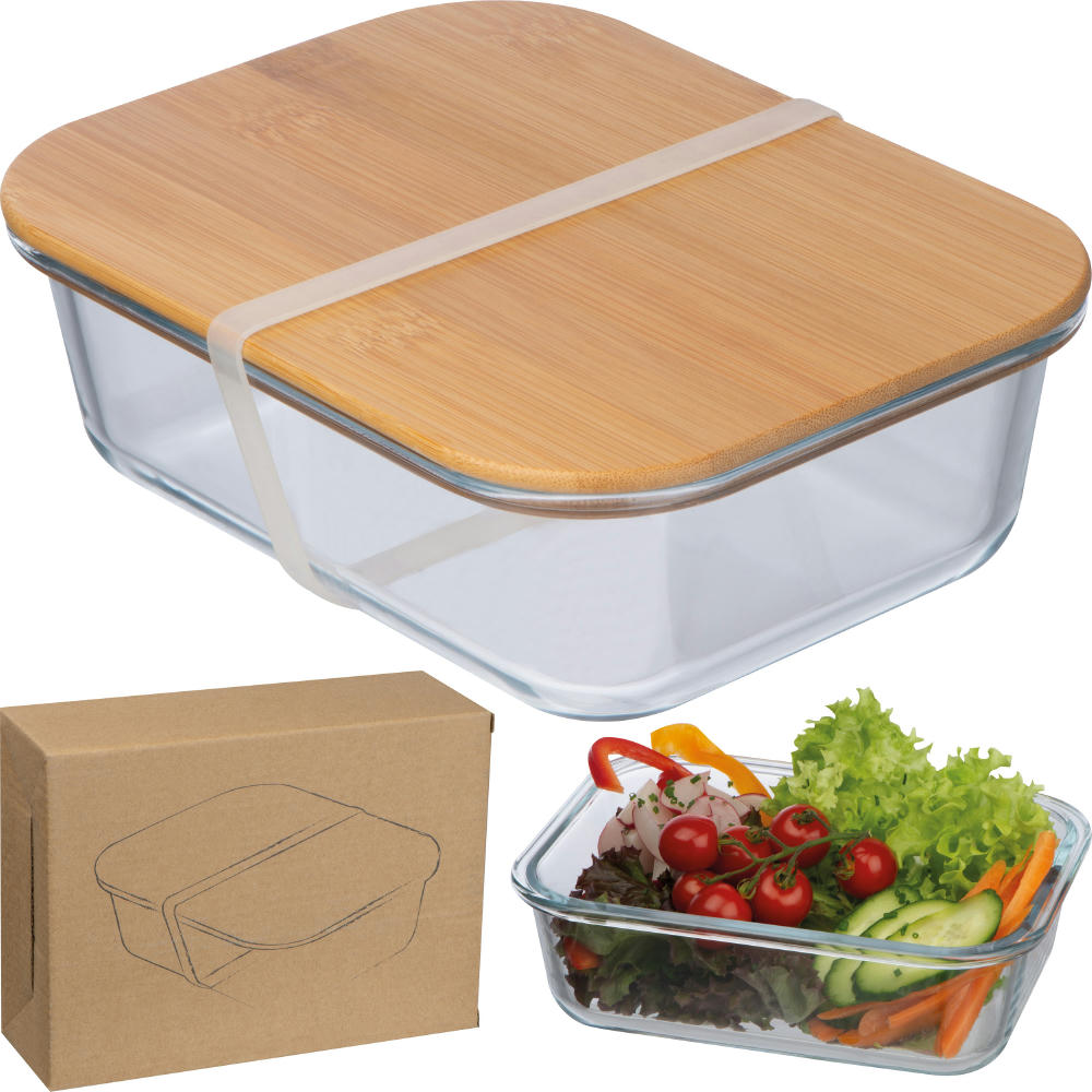 Product image Brotzeitbox aus Borosilikatglas Werbeartikel