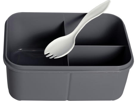 SNACK Lunchbox mit Inneneinteilung und Göffelfach Werbeartikel